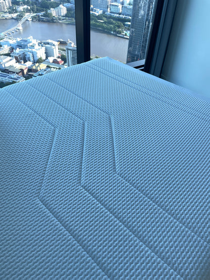 Domayne Queen Bed Ensemble w/ Tempur Mattress