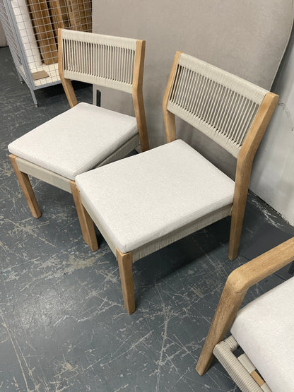 Freedom Ex-Display Le Vent 1 Seater Outdoor Dining Chair (Set of 2)