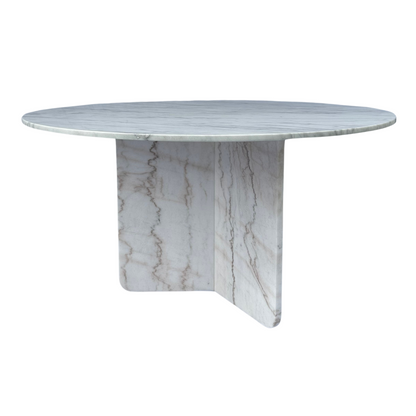 Coco Republic Como Marble Dining Table 1.4m