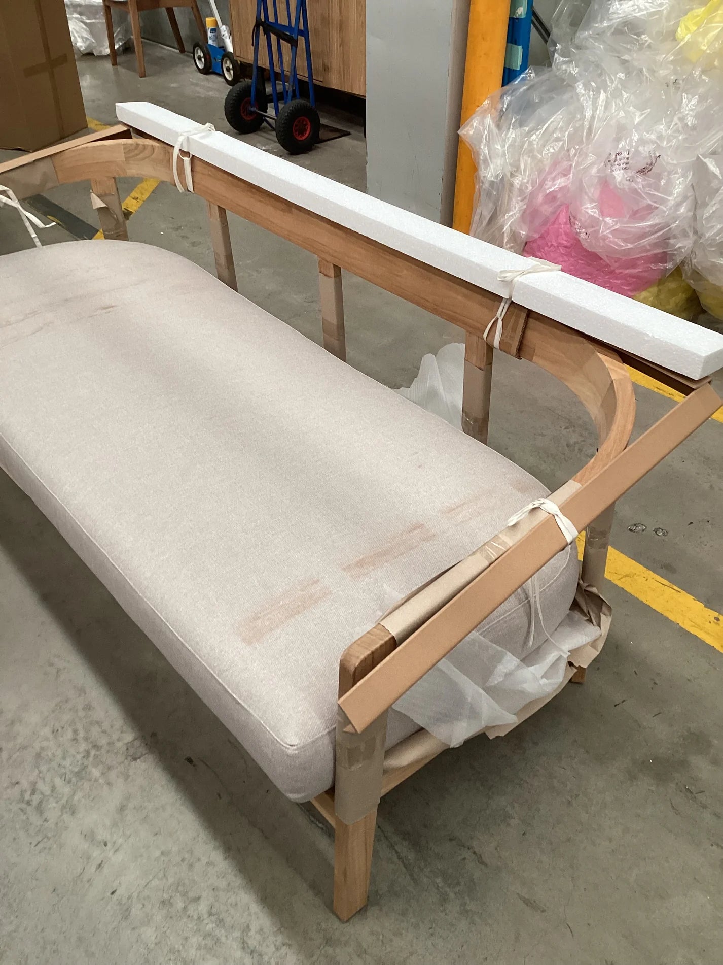 Freedom PCR Outdoor Sofa 3 Seater Teak Natural