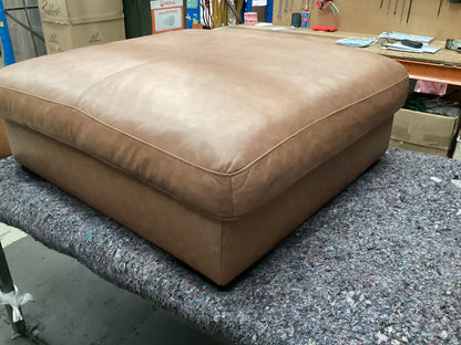 Freedom PCR Long Island Leather Ottoman