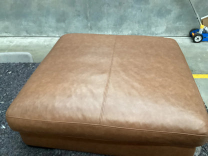 Freedom PCR Long Island Leather Ottoman