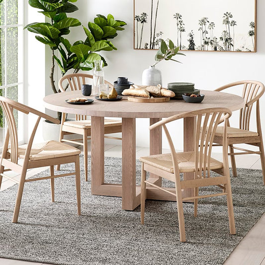 Freedom Ex-Display Cove II Dining Table (Washed Ash)