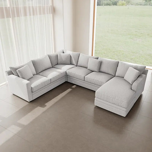 Freedom Ex-Display Addison Fabric Modular Sofa