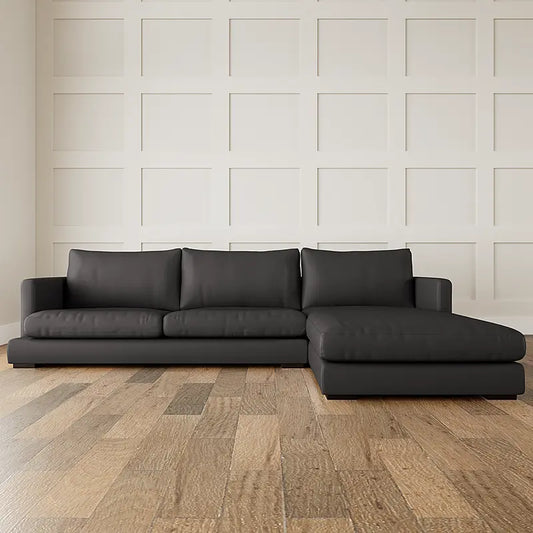 Freedom Ex-Display Long Island Leather Modular Sofa