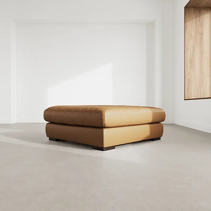 Freedom PCR Long Island Leather Ottoman