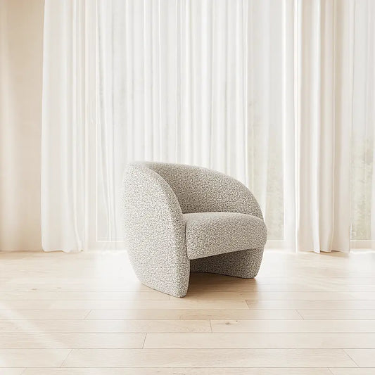 Freedom Ex-Display Cobble Fabric Occasional Chair + Ottoman