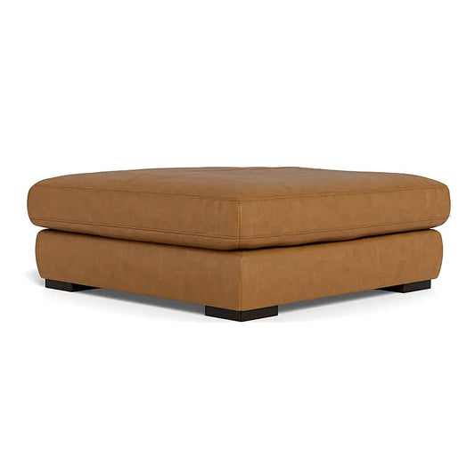 Freedom CR Long Island Leather Tan Ottoman