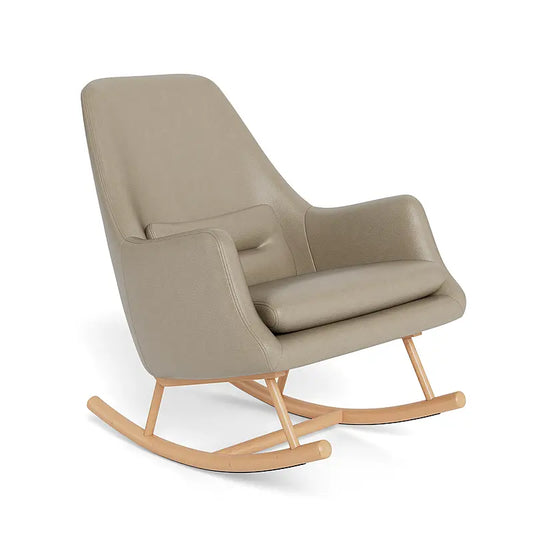 Freedom Ex-Display Evie Leather Rocking Chair (White)