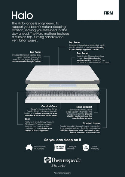 Freedom PCR Sealy Halo Firm Mattress Queen