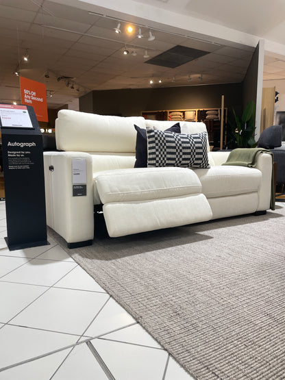 Autograph Ex-Display Fabric Electric Recliner Sofa
