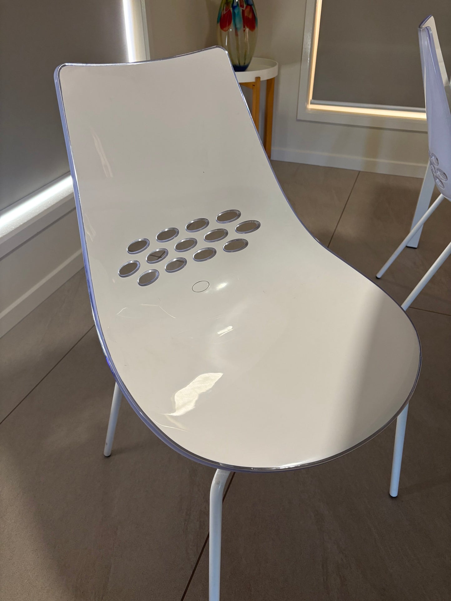Baron Calligaris Extendable Table and 4 Dining Chairs