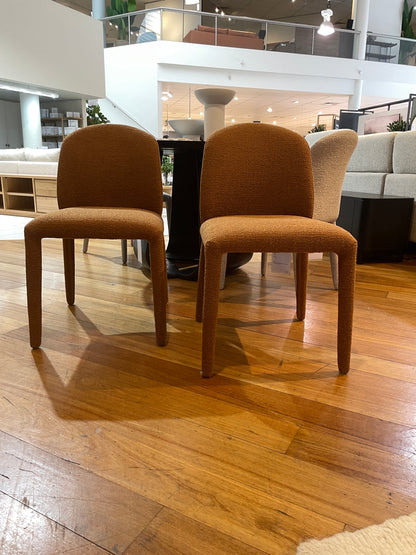 Freedom Ex-Display Avezzano Dining Chairs in Terracotta (Set of 2)