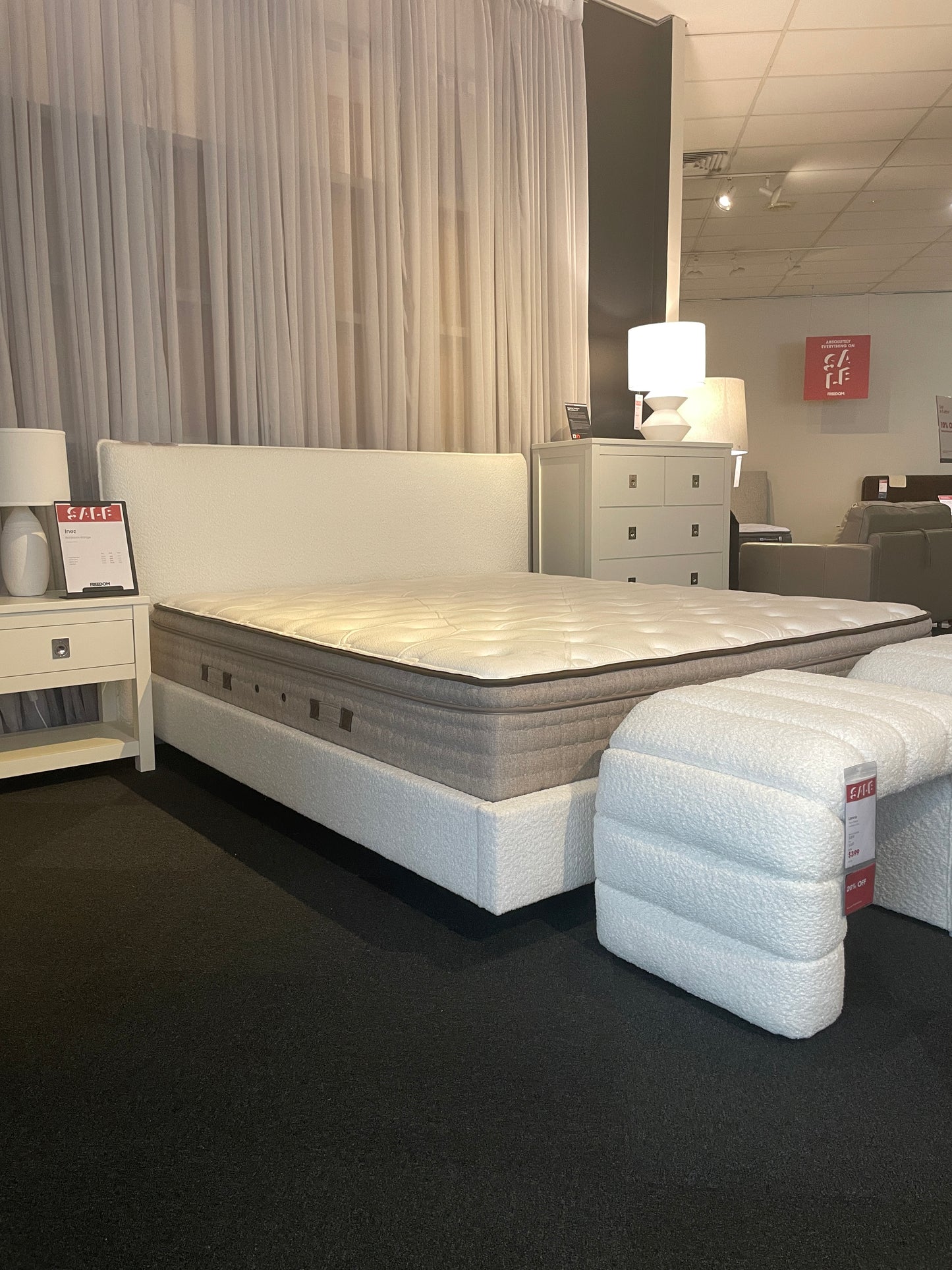 Freedom Ex-Display Inez King Bedframe