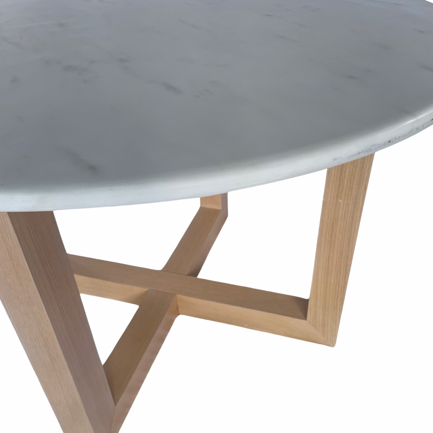 James Lane Marble Top Round Dining Table