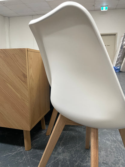Freedom Ex-Display Brandon Dining Chair (White)