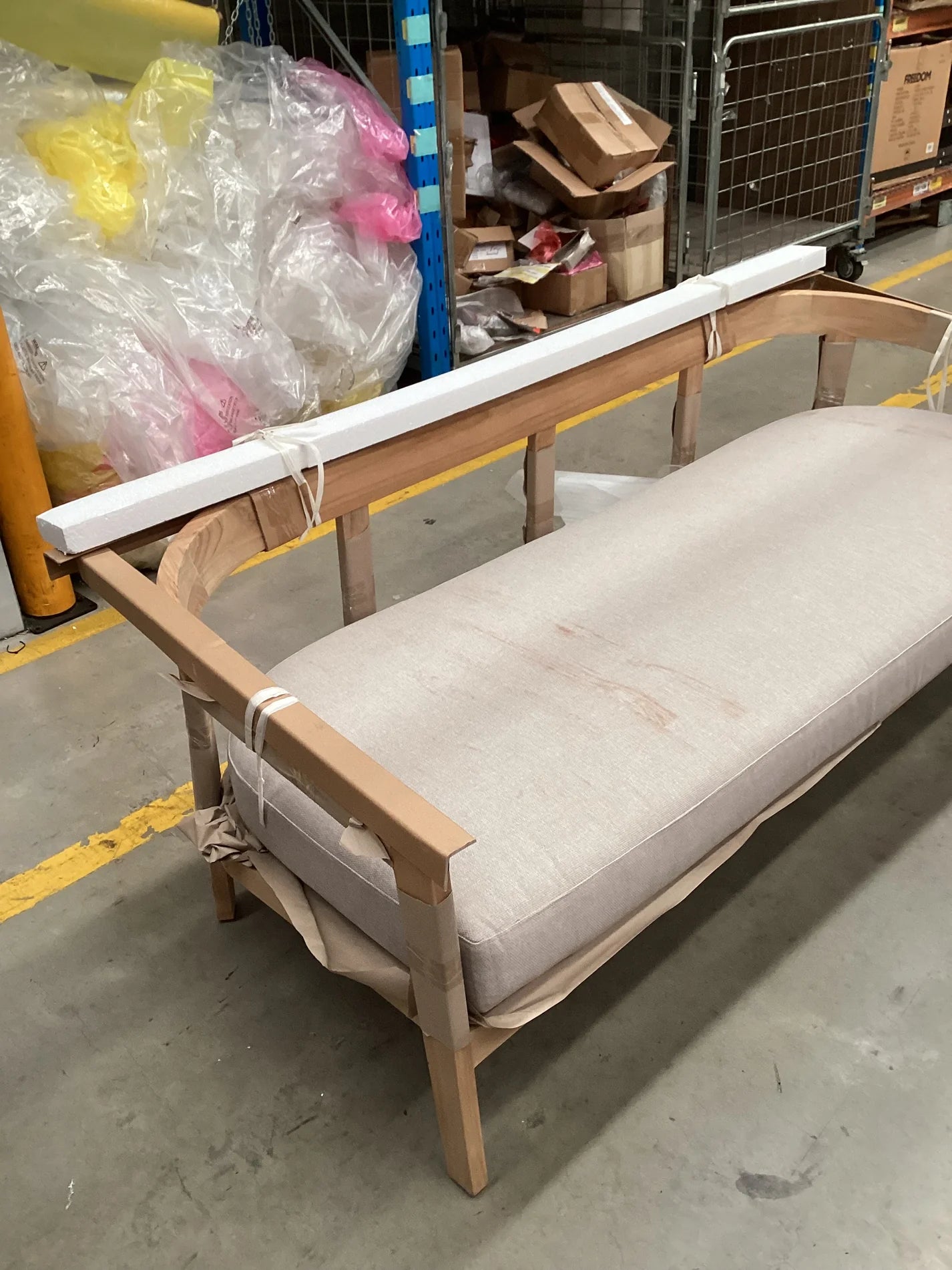 Freedom PCR Outdoor Sofa 3 Seater Teak Natural