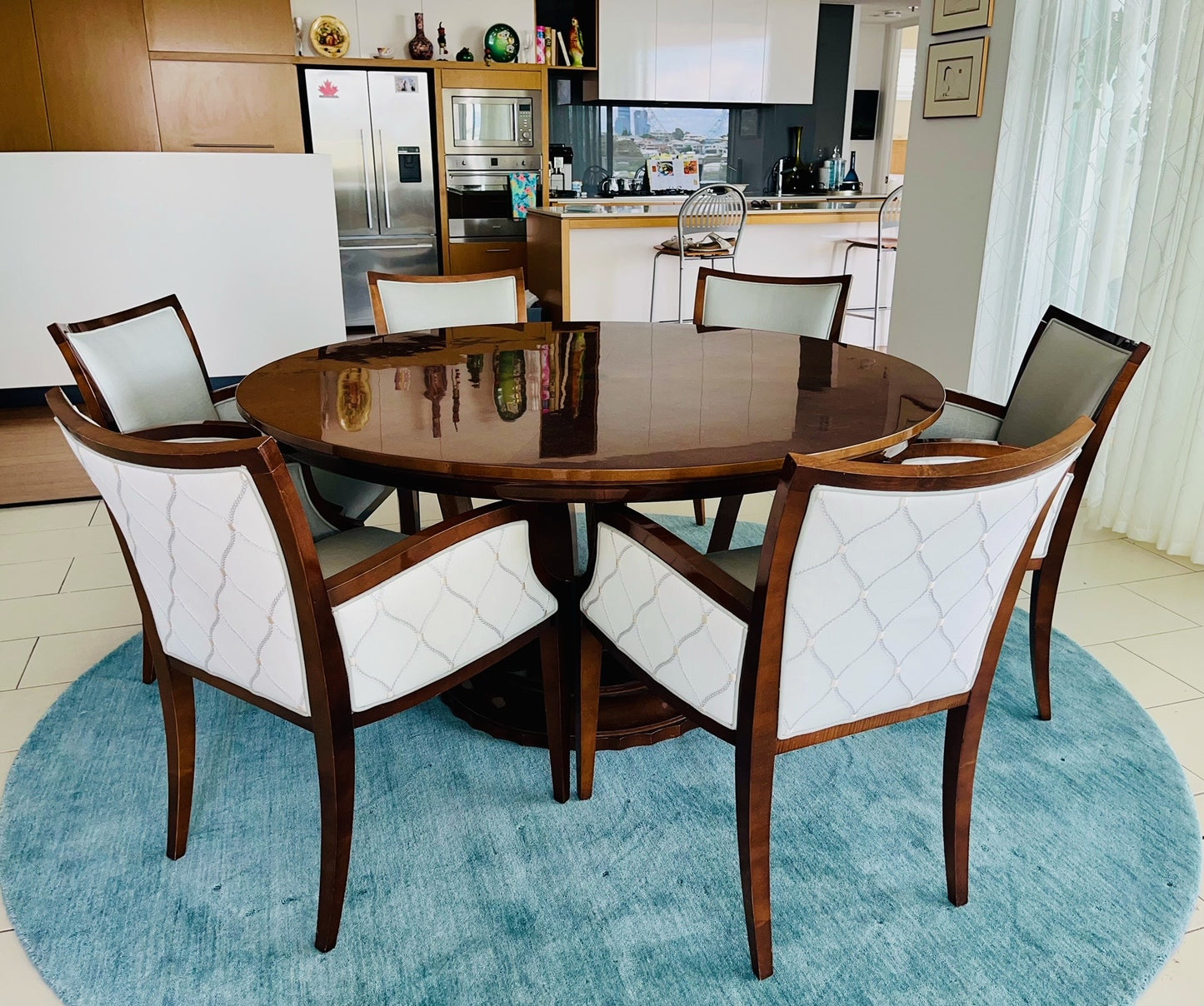 Canadian Maple Dining Table + 6 Chairs