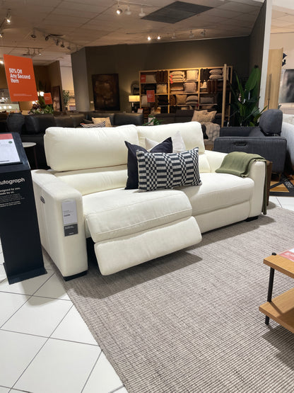 Autograph Ex-Display Fabric Electric Recliner Sofa