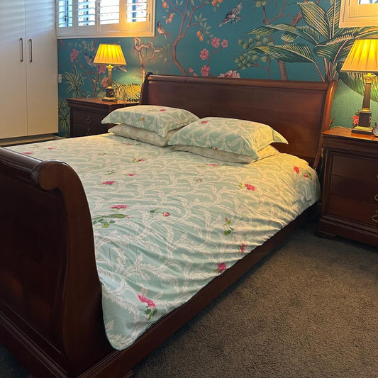 Solid Wood Made In France King Bed