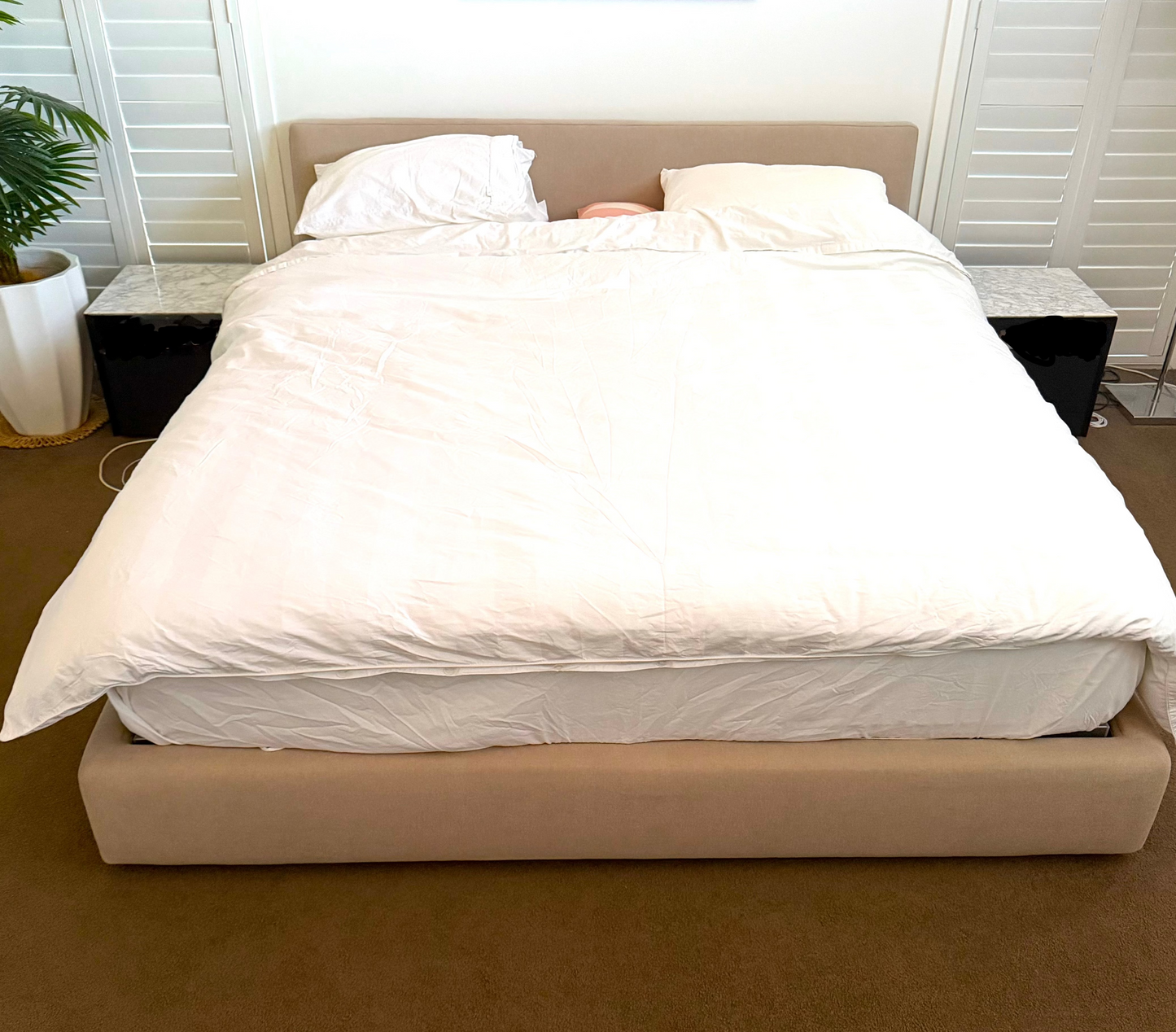 King Living Promenade Grand Storage King Bed with Mattress