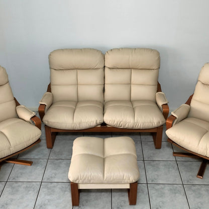Tessa Aspen Leather Lounge Suite