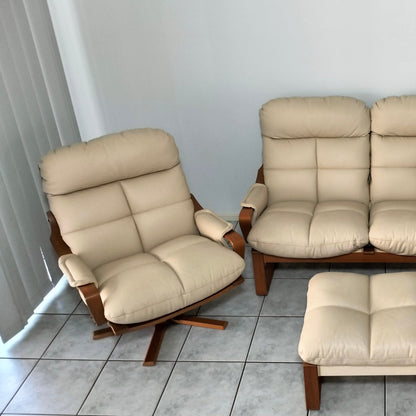 Tessa Aspen Leather Lounge Suite