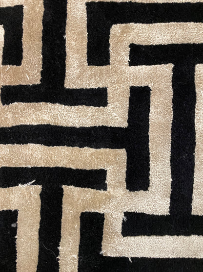 Handtufted NZ Wool with Art Silk Rug