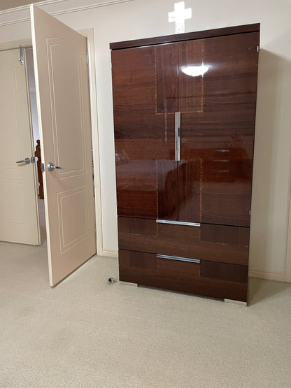 Polished Veneer Armoire