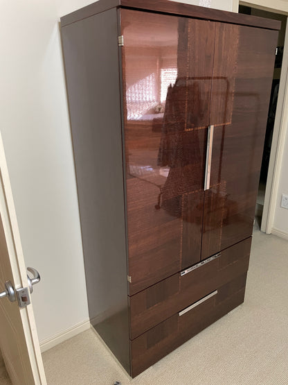 Polished Veneer Armoire