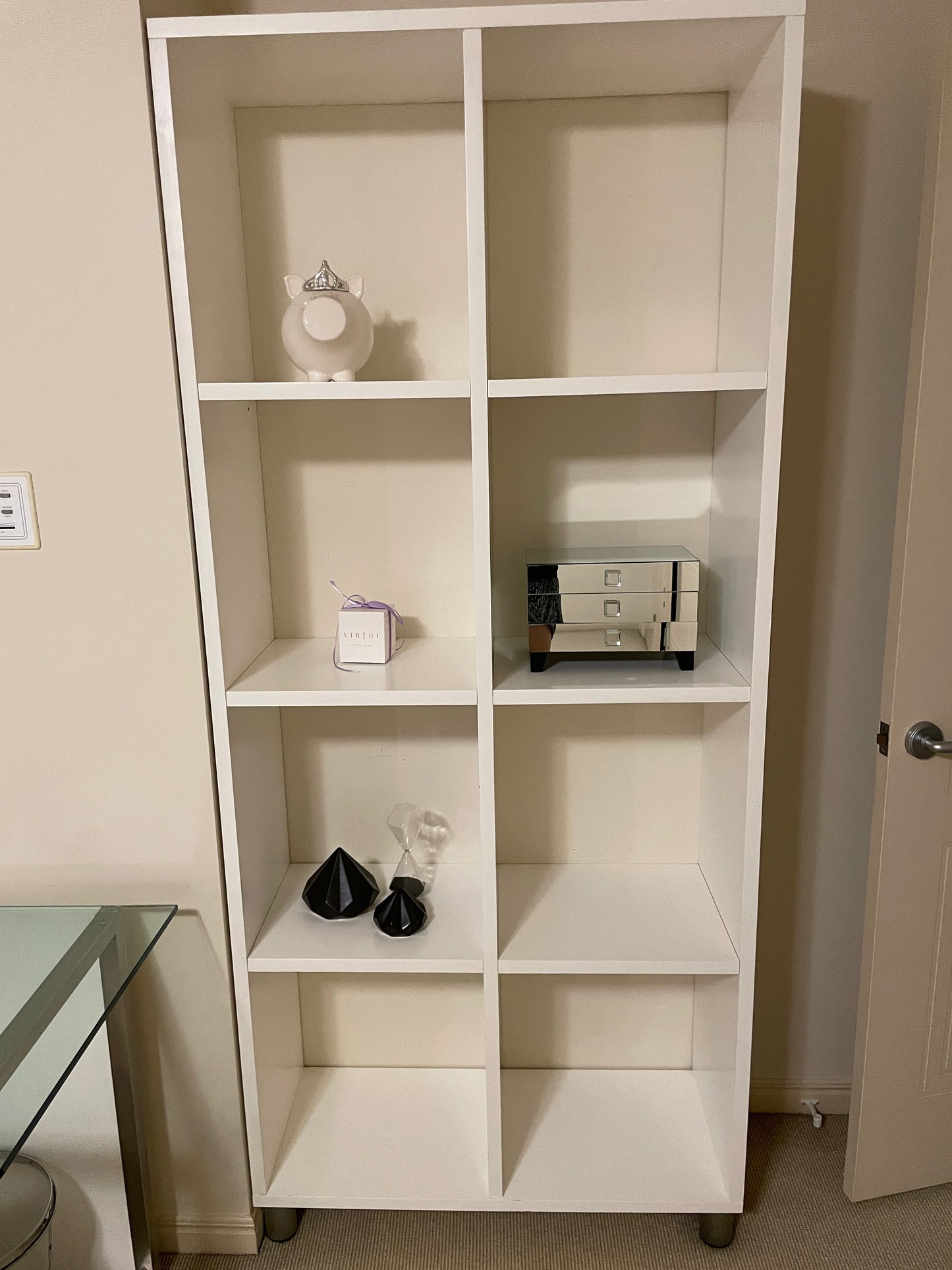 White Shelving Unit