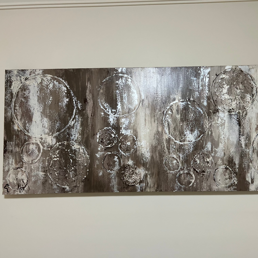 Silver Abstract Artwork