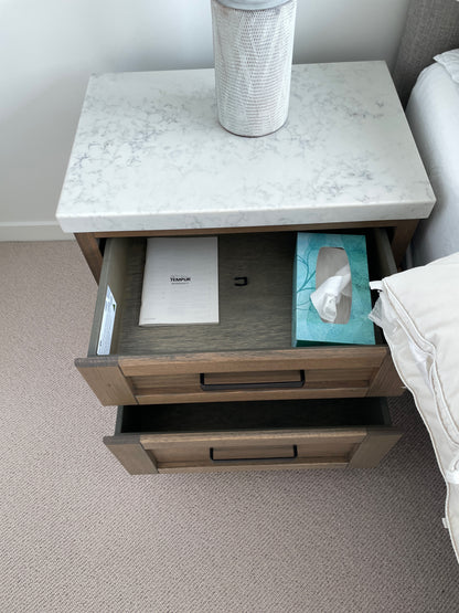 Domayne Timber Bedside Tables (2)