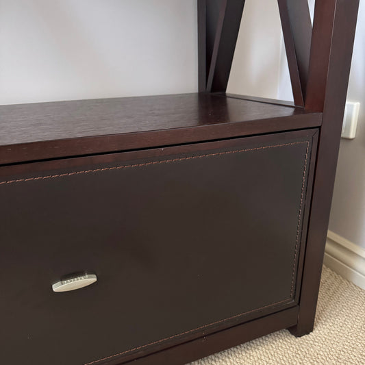 Dark Timber Bookcase