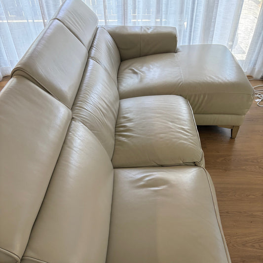 Nick Scali Pre-Loved Rocco Leather 2.5 Seater Sofa