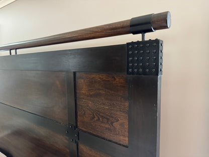 Rustic Industrial King Bedframe