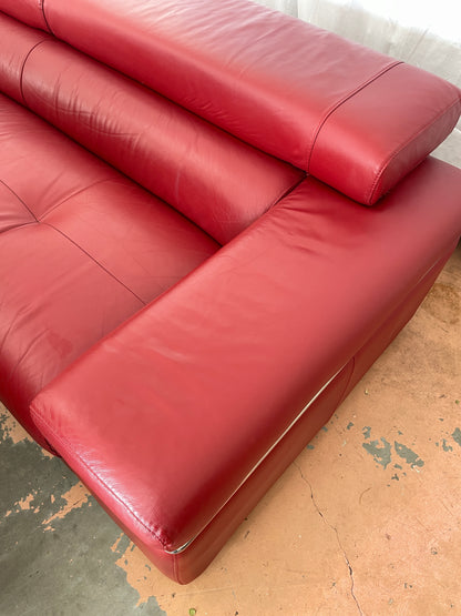 Harvey Norman Italian Leather Sofa Suite