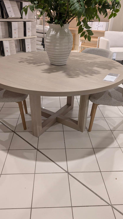 Freedom Ex-Display Cove II Dining Table (Washed Ash)