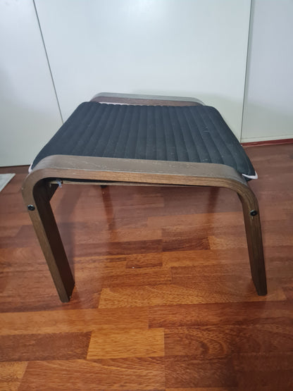 IKEA Poang Chairs with Footstools (2)