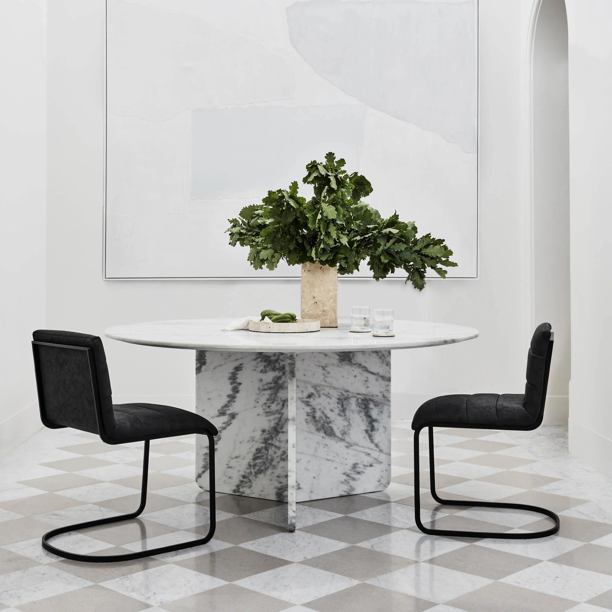 Coco Republic Como Marble Dining Table 1.6m – Lilo Living